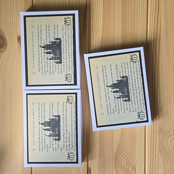 Handmade Harry Potter Themed Halloween Boxed Cards Set - Picture 12 of 12
